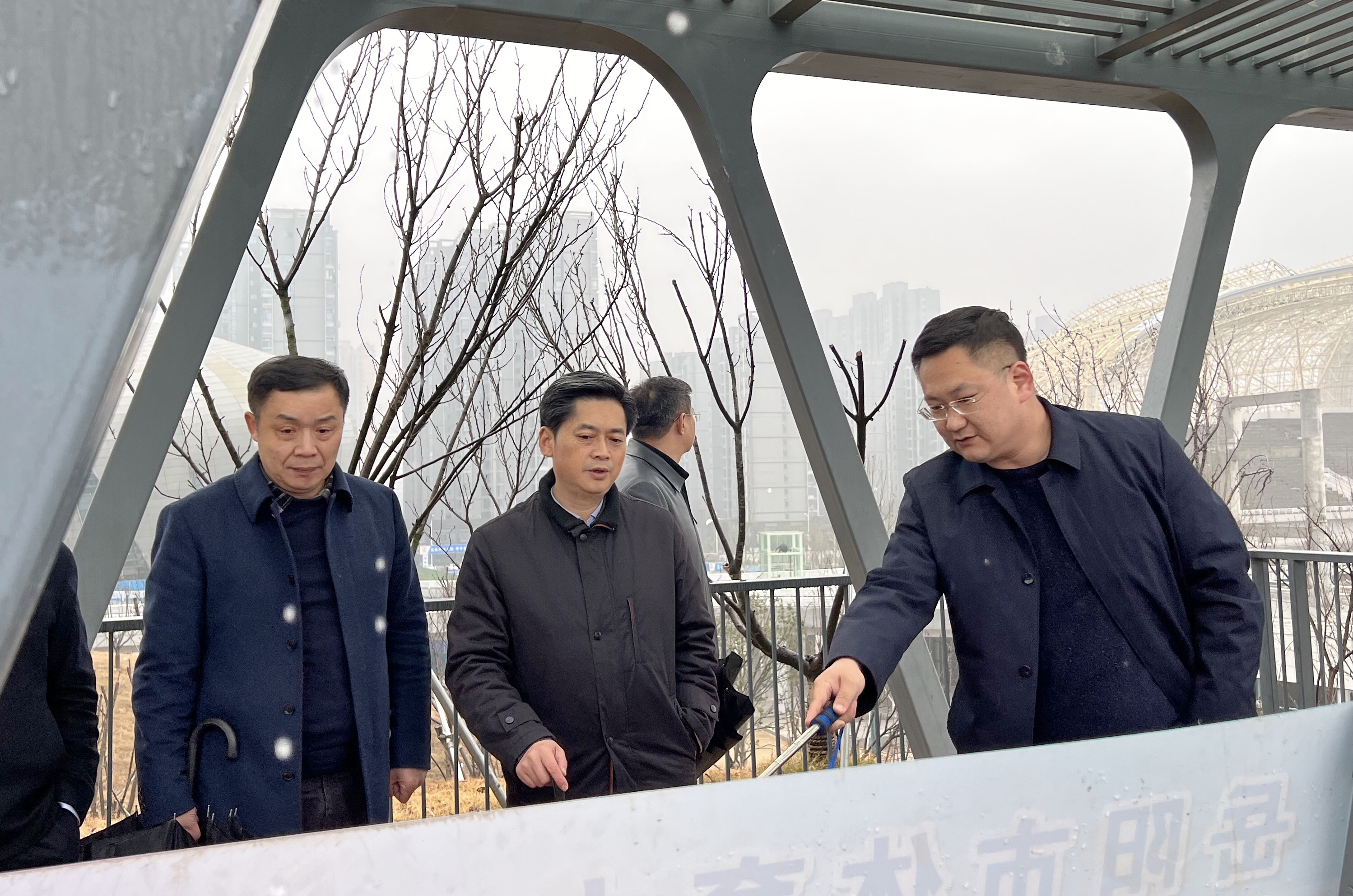 1月24日下午，趙岳平率隊(duì)調(diào)研省運(yùn)會(huì)場館建設(shè)工作.jpg